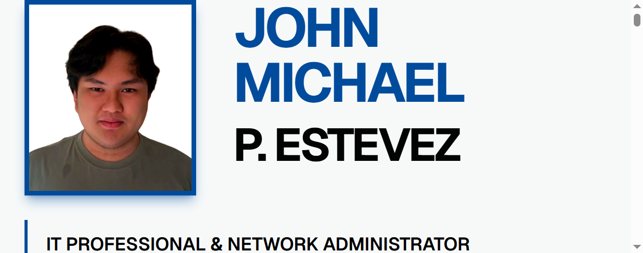 John Michael P. Estevez